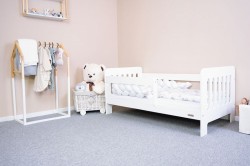 Detská posteľ so zábranou New Baby ERIK 140x70 cm biela #2