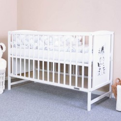 Detská postieľka New Baby BEA Zebra biela #1