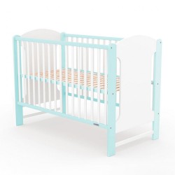 Detská postieľka New Baby ELSA bielo-mätová zelená