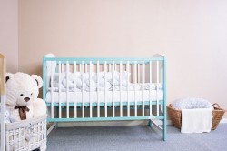 Detská postieľka New Baby ELSA bielo-mätová zelená #3