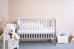 Detská postieľka New Baby ELSA bielo-sivá #3