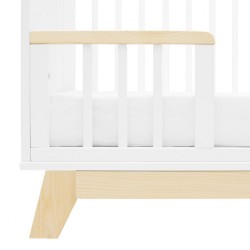 Detská postieľka so zábranou New Baby MARCUS 120x60 cm biela/prírodná #5
