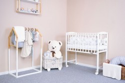 Detská prístavná postieľka New Baby MATEO 90x40 cm biela #4