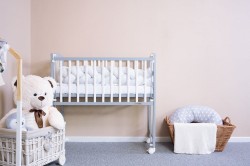 Detská prístavná postieľka New Baby MATEO 90x40 cm bielo-sivá #5