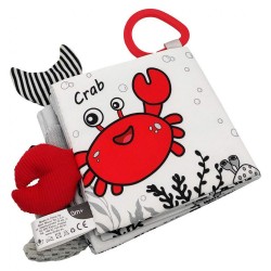 Detská senzorická kontrastná knižka Akuku More multicolor #5