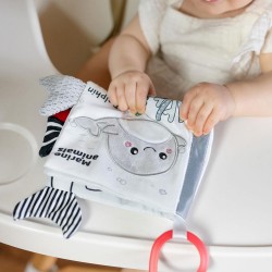 Detská senzorická kontrastná knižka Akuku More multicolor #6