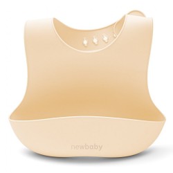Detská silikónová jedálenská súprava New Baby béžová #3