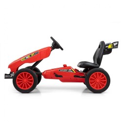 Detská šliapacia motokára Go-kart Milly Mally Rocket červená #2