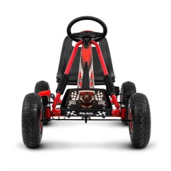 Detská šliapacia motokára Go-kart Milly Mally Thor červená #2
