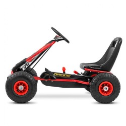 Detská šliapacia motokára Go-kart Milly Mally Thor červená #3