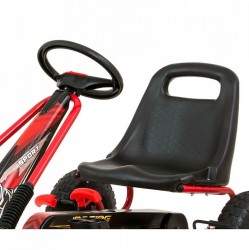 Detská šliapacia motokára Go-kart Milly Mally Thor červená #5