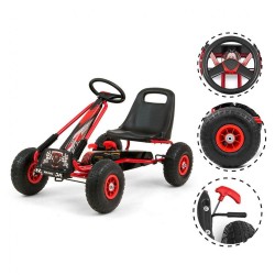 Detská šliapacia motokára Go-kart Milly Mally Thor červená #8