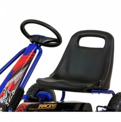 Detská šliapacia motokára Go-kart Milly Mally Thor modrá #5