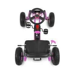 Detská šliapacia motokára Go-kart Milly Mally Thor ružová #3