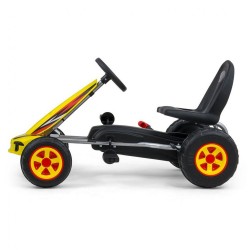 Detská šliapacia motokára Go-kart Milly Mally Viper ružová #1