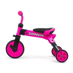Detská trojkolka 2v1 Milly Mally Grande pink ružová #2