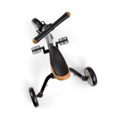 Detská trojkolka 4v1 Milly Mally Optimus Plus s vodiacou tyčou grey sivá #4