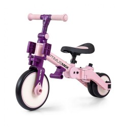 Detská trojkolka 5v1 Milly Mally Optimus Max s vodiacou tyčou pink ružová #5
