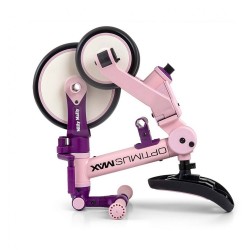 Detská trojkolka 5v1 Milly Mally Optimus Max s vodiacou tyčou pink ružová #8