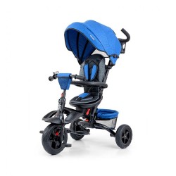 Detská trojkolka 6v1 Milly Mally Stanley navy-black modrá