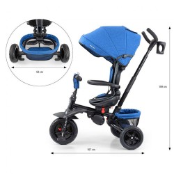 Detská trojkolka 6v1 Milly Mally Stanley navy-black modrá #8