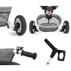 Detská trojkolka 6v1 Milly Mally Stanley pink ružová #3