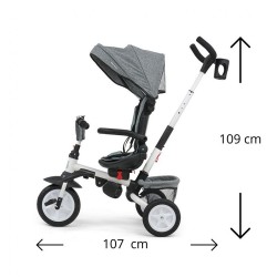 Detská trojkolka 6v1 Milly Mally Stanley pink ružová #4