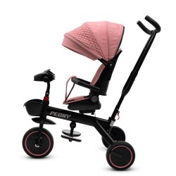 Detská trojkolka Baby Mix Peony EVA ružová #4