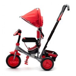 Detská trojkolka so svetlami Baby Mix Lux Trike červená #6