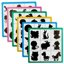 Detská vzdelávacia hra na priraďovanie tieňov Baby Mix multicolor #1