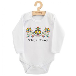 Detské body s potlačou New Baby Ľudový vzor Šohaj jz Moravy multicolor #1