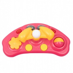 Detské chodítko Baby Mix s volantom a siikónovými kolieskami dark pink ružová #6