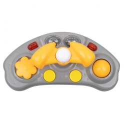 Detské chodítko Baby Mix s volantom a silikónovými kolieskami sivé #5