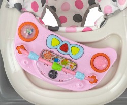 Detské chodítko s hojdačkou Milly Mally Patrol Plus Pastel Dots multicolor #9