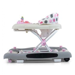 Detské chodítko s hojdačkou Milly Mally Patrol Plus Pastel Dots multicolor #2