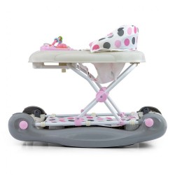 Detské chodítko s hojdačkou Milly Mally Patrol Plus Pastel Dots multicolor #3