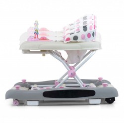 Detské chodítko s hojdačkou Milly Mally Patrol Plus Pastel Dots multicolor #7