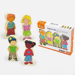 Detské drevené magnetické figúrky Viga multicolor #1
