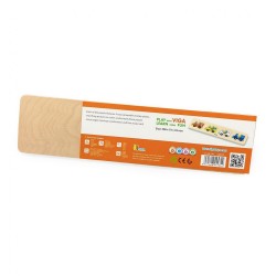 Detské drevené puzzle s úchytmi Viga Auta multicolor #2