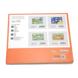 Detské drevené puzzle Viga Dino multicolor #2