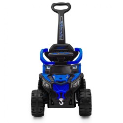 Detské elektrické odrážadlo Baby Mix Ruggy s vodiacou tyčou modré (POŠKODENÝ OBAL) Červená #1
