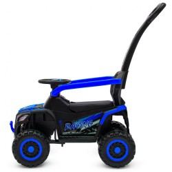 Detské elektrické odrážadlo Baby Mix Ruggy s vodiacou tyčou modré (POŠKODENÝ OBAL) Červená #2