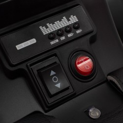 Detské elektrické odrážadlo Baby Mix Ruggy s vodiacou tyčou modré (POŠKODENÝ OBAL) Červená #7