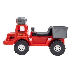 Detské hasičské odrážadlo s bublifukom BAYO 70 cm Červená #5