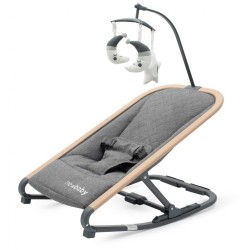 Detské hojdacie lehátko Snuggle NewBaby sivé zelená