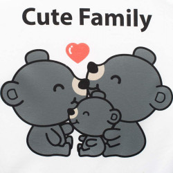 Detské kreslo z Minky New Baby Cute Family sivé #3