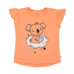 Detské letné pyžamko New Baby Dream lososové podľa obrázku #1