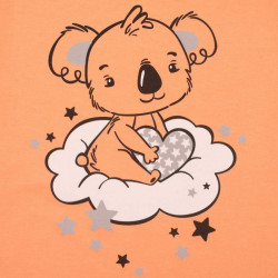 Detské letné pyžamko New Baby Dream lososové podľa obrázku #4