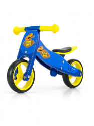 Detské multifunkčné odrážadlo bicykel 2v1 Milly Mally JAKE blue Cowboy modrá #1
