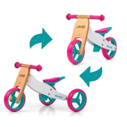 Detské multifunkčné odrážadlo bicykel 2v1 Milly Mally JAKE Classic Candy multicolor #5